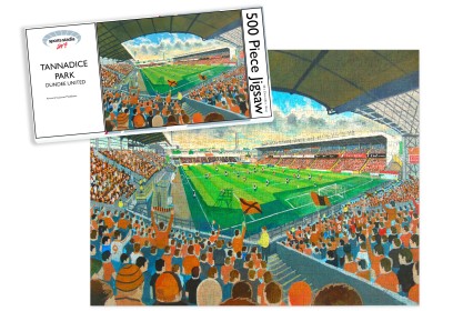 Tannadice Park Stadium Fine Art Jigsaw Puzzle - Dundee United FC
